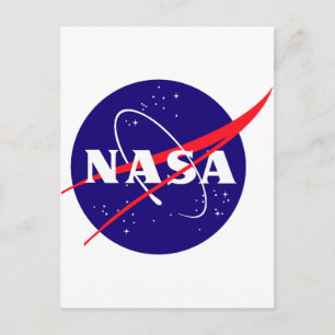 NASAのミートボールのロゴ ポストカード