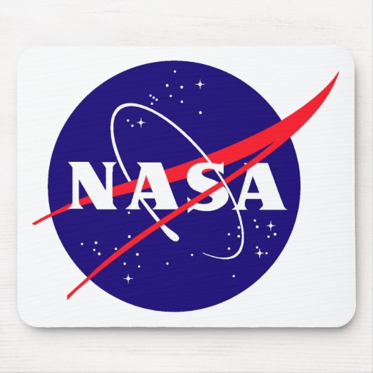 NASAのミートボールのロゴ マウスパッド (正面)