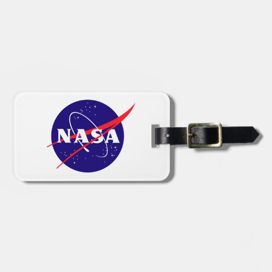 NASAのミートボールのロゴ ラゲッジタグ (正面横)