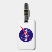 NASAのミートボールのロゴ ラゲッジタグ (正面縦)
