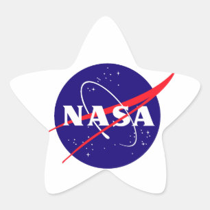 NASAのミートボールのロゴ 星シール