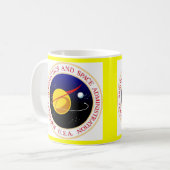 NASAの国際宇宙局 コーヒーマグカップ (正面左)