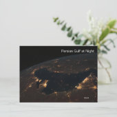 NASAの宇宙局ペルシャ湾から カード (スタンド正面)