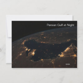NASAの宇宙局ペルシャ湾から カード