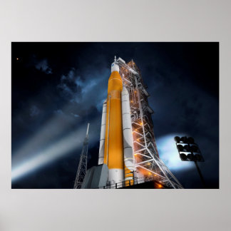 NASAの宇宙打上げシステムポスター ポスター