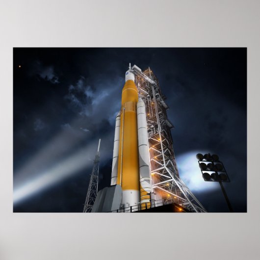 NASAの宇宙打上げシステムポスター ポスター (正面)