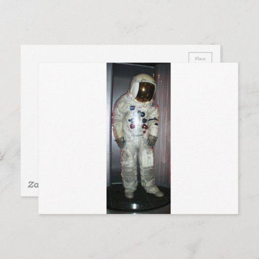 NASAの宇宙飛行士の宇宙服 ポストカード (正面/裏面)