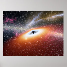 NASAの巨大ブラックホール ポスター