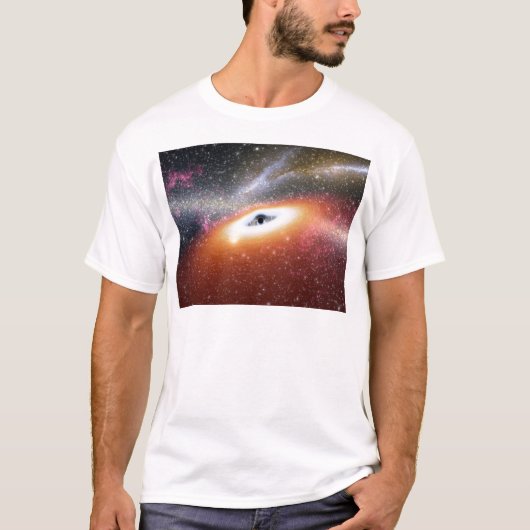 NASAの巨大ブラックホール Tシャツ (正面)