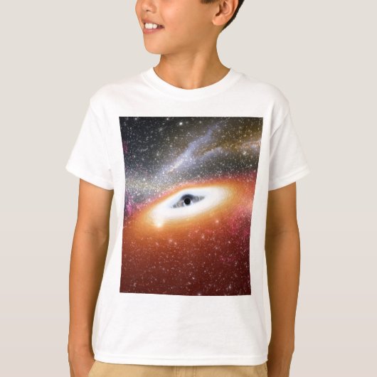 NASAの巨大ブラックホール Tシャツ (正面)