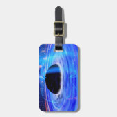 NASAの暗藍色の穴 ラゲッジタグ (正面縦)
