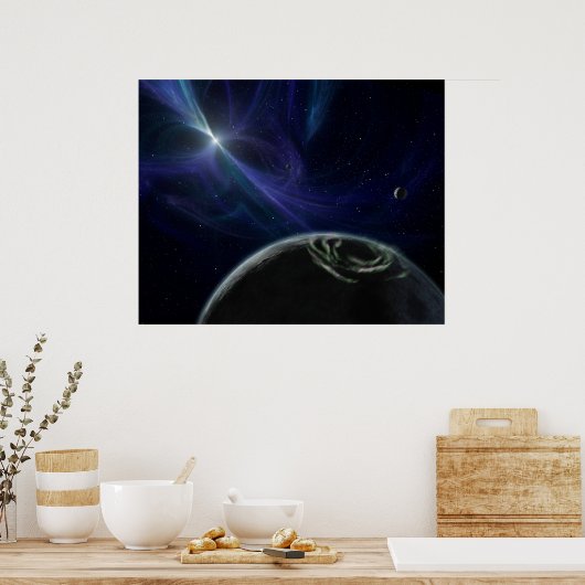 NASAの極惑星 ポスター (キッチン)