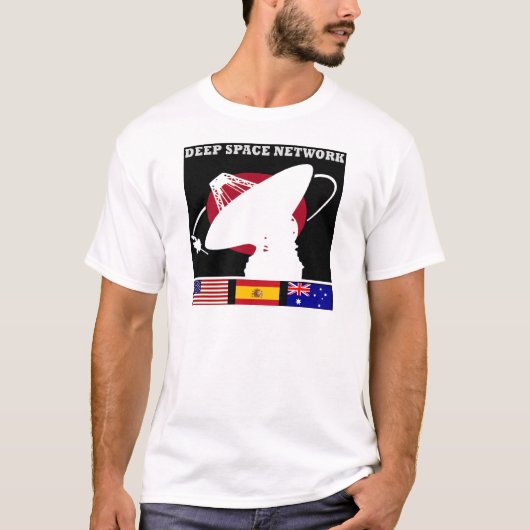 NASAの深宇宙ネットワーク Tシャツ (正面)