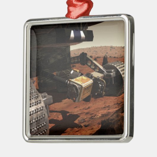 NASAの火星の腕のクローズアップ メタルオーナメント (左)