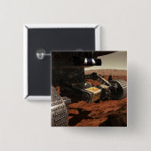 NASAの火星の腕のクローズアップ 缶バッジ (正面&裏面)