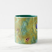 NASAはユートピアの台の噴火口を傷つけます ツートーンマグカップ (中央)