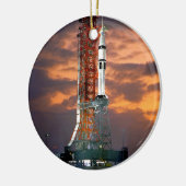 NASAアポロソユーズ発射車サンライズランチパッド セラミックオーナメント (左)
