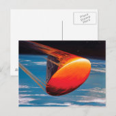 NASAアポロ司令船宇宙カプセルアート ポストカード (正面/裏面)