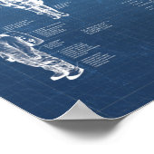 NASAアポロ土星V宇宙船コマンドモジュール ポスター (角)