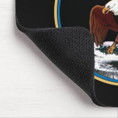 NASAアポロ11月着陸月面パッチ記章 マウスパッド (コーナー)