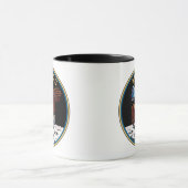 NASAアポロ11月着陸月面パッチ記章 マグカップ (中央)