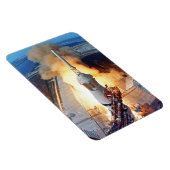 NASAアポロ11月面着陸ロケット打ち上げ マグネット (右側)