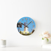 NASAアポロ16土星Vロケットの進水 ラウンド壁時計 (ホーム)