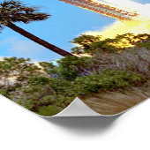 NASAアポロ16土星Vロケット打ち上げ ポスター (角)