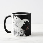 NASAアポロ17人宇宙飛行士の白黒 マグカップ (左)