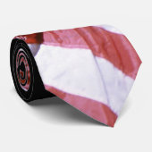 NASAアポロ17宇宙飛行士国旗の地球ムーンの写真 ネクタイ (ロール)