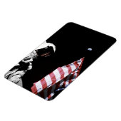 NASAアポロ17宇宙飛行士国旗の地球ムーンの写真 マグネット (左側)