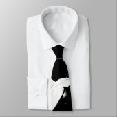 NASAアポロ17宇宙飛行士白黒 芸術的 ネクタイ (タイ)