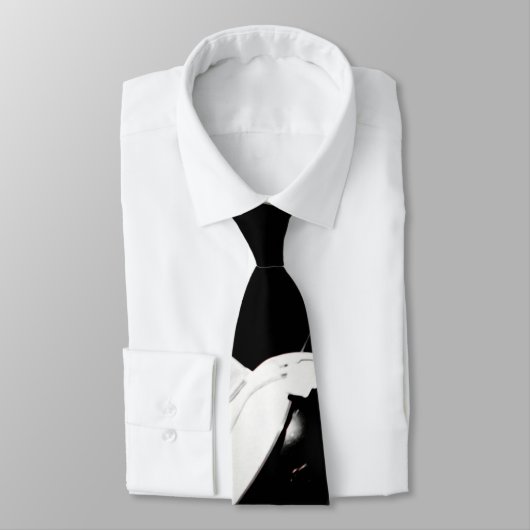 NASAアポロ17宇宙飛行士白黒 芸術的 ネクタイ (タイ)