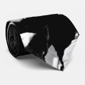NASAアポロ17宇宙飛行士白黒 芸術的 ネクタイ (ロール)
