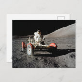 NASAアポロ17月探査車， 1972 ポストカード (正面/裏面)