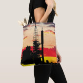 NASAアレスIXロケット打ち上げシステムプロトタイプ トートバッグ (クローズアップ)