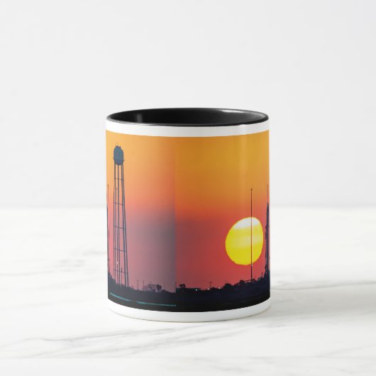 NASAアンタレスロケット日の出発射 マグカップ (中央)