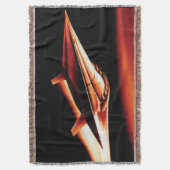 NASAエアロ宇宙飛行機シャトル60のアーティストコンセプト スローブランケット (正面縦)