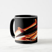 NASAエアロ宇宙飛行機シャトル60のアーティストコンセプト マグカップ (正面左)