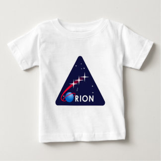 NASAオリオンのロゴ ベビーTシャツ