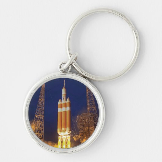 NASAオリオン宇宙船ロケット打ち上げ キーホルダー (正面)