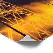 NASAオリオン宇宙船ロケット打ち上げ ポスター (角)