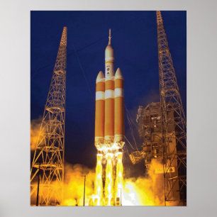 NASAオーリオン宇宙船ロケット打ち上げ ポスター