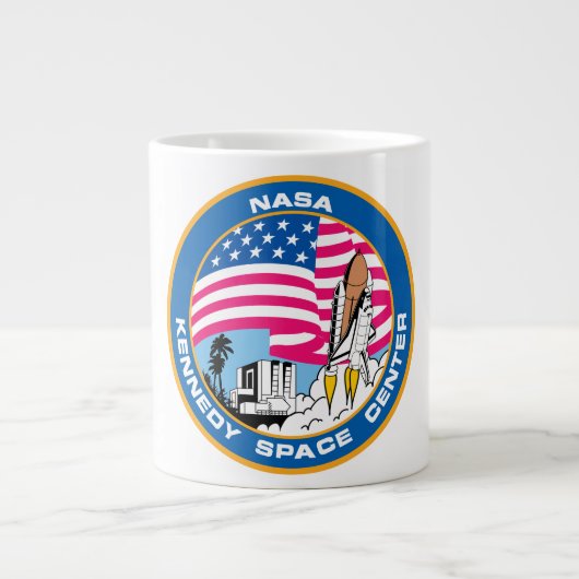 NASAケネディ宇宙センター ジャンボコーヒーマグカップ (正面)