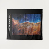 NASAジェームズウェッブコズミッククリフス宇宙 タペストリー (正面(横))