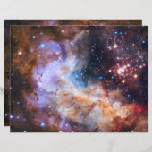 NASAスタークラスターシニアスクラップブック紙 (正面/裏面)