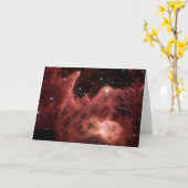 NASAスピッツァー望遠鏡鷲星雲 カード (黄色い花)