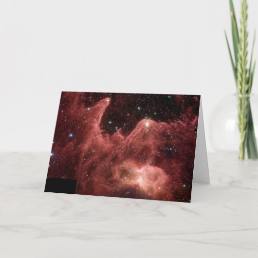 NASAスピッツァー望遠鏡鷲星雲 カード (正面)