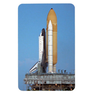 NASAスペースシャトル アトランティス STS-86 打ち上げ ロールアウト マグネット
