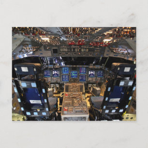 NASAスペースシャトル・エンデバー号フライトデッキコックピット ポストカード